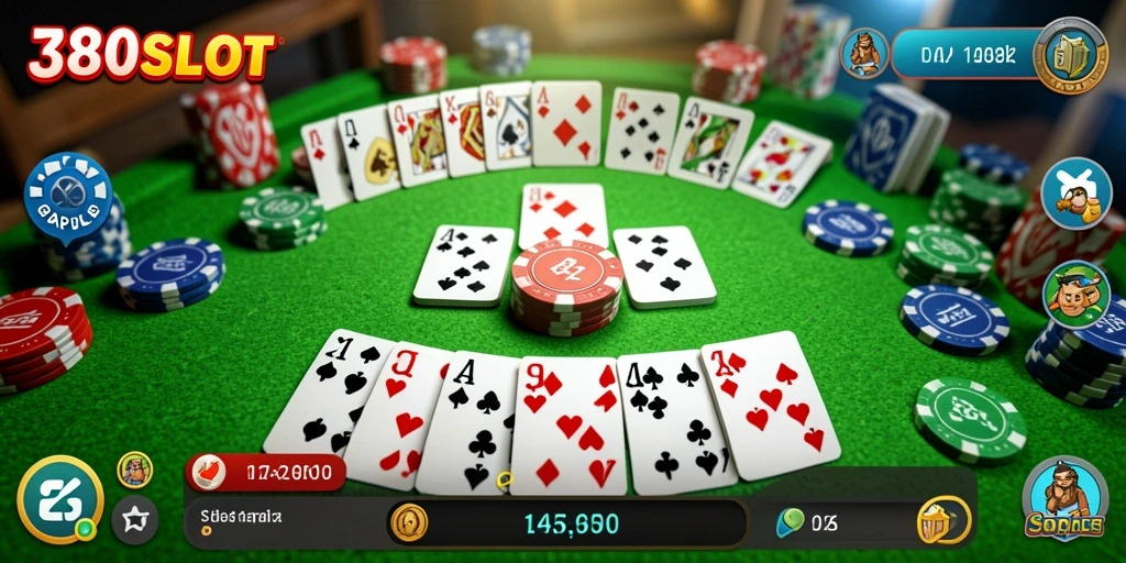 Tampilan gameplay 380SLOT yang menarik dan penuh warna.