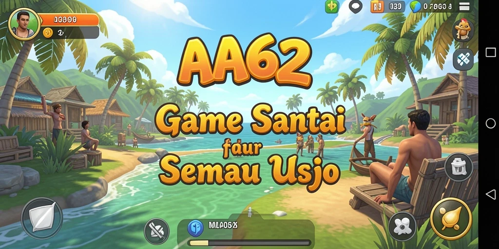 Tangkapan layar AA62 menunjukkan gameplay yang menarik dan penuh warna.