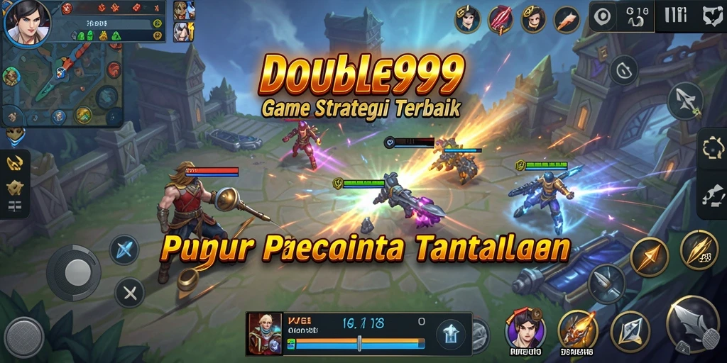 Tangkapan layar menunjukkan gameplay mendebarkan dalam DOUBLE999.