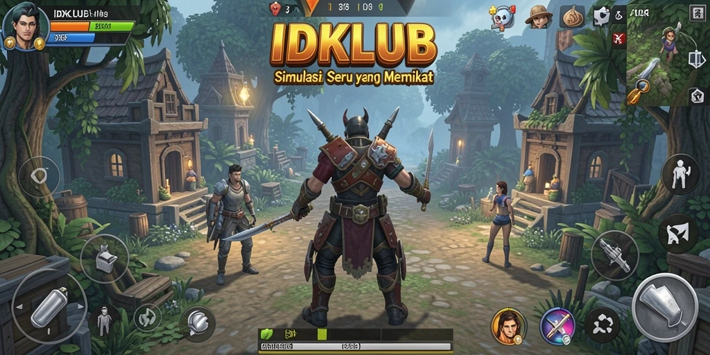 Tampilan gameplay IDKLUB yang menarik dan interaktif.