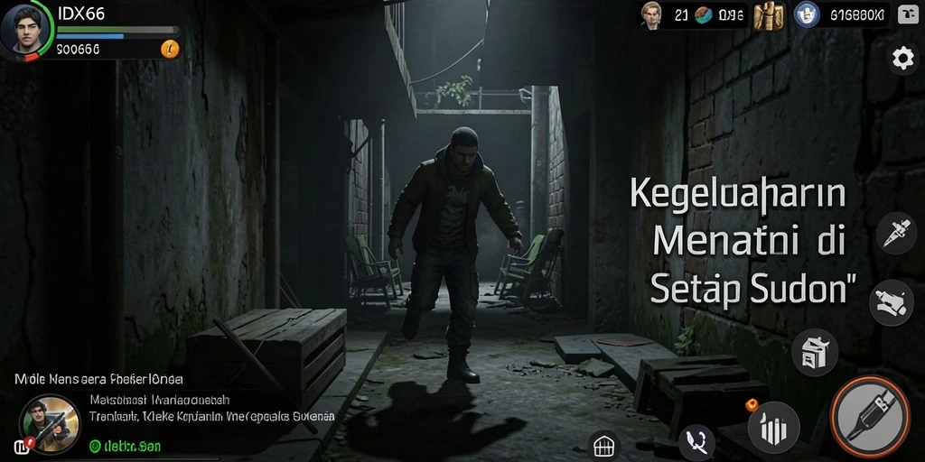 Screenshot IDX66 menampilkan gameplay menyeramkan yang mendebarkan.