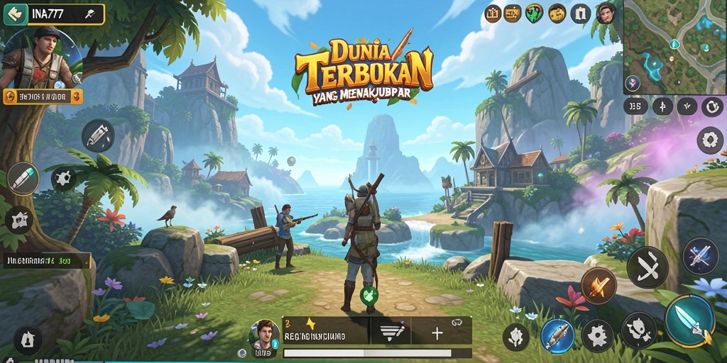 Tampilan menarik dari gameplay Open World di INA777.