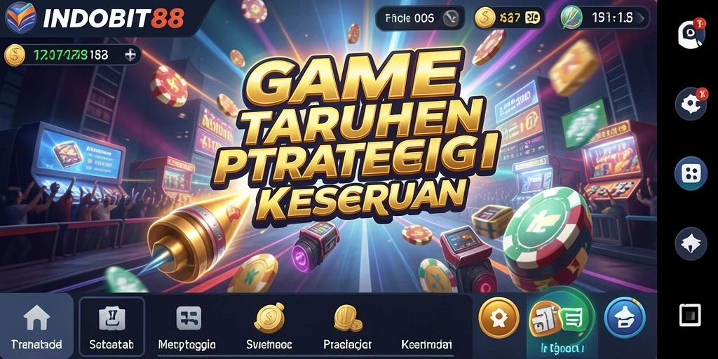 Screenshot gameplay yang menampilkan keseruan taruhan di INDOBIT88.