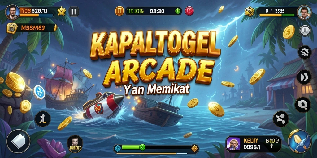 Screenshot gameplay KAPALTOGEL yang menunjukkan aksi kapal di lautan.