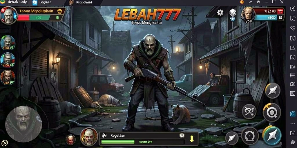 Screenshot menampilkan momen mencekam dalam gameplay LEBAH777.