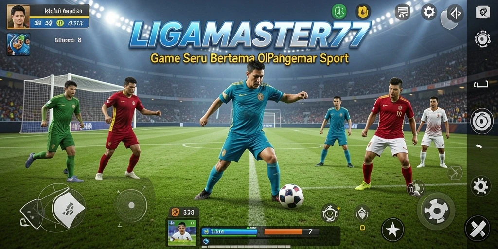 Tampilan gameplay menakjubkan dari LIGAMASTER77 yang memikat.
