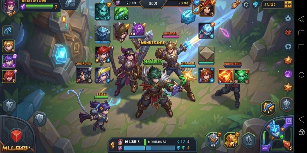 Tangkapan layar gameplay MLBB8 menunjukkan momen seru mencocokkan item.