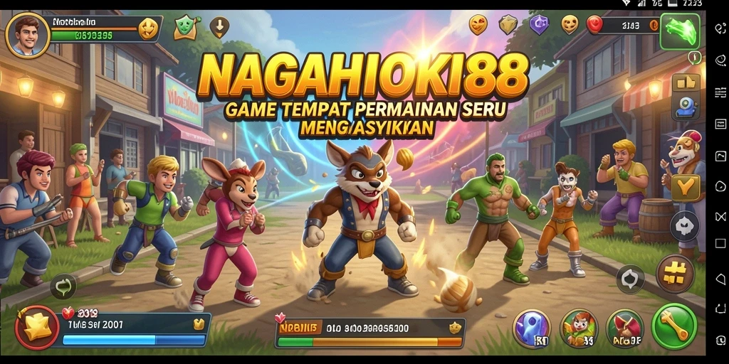 Tampilan gameplay seru NAGAHOKI88 dalam aksi TPS.