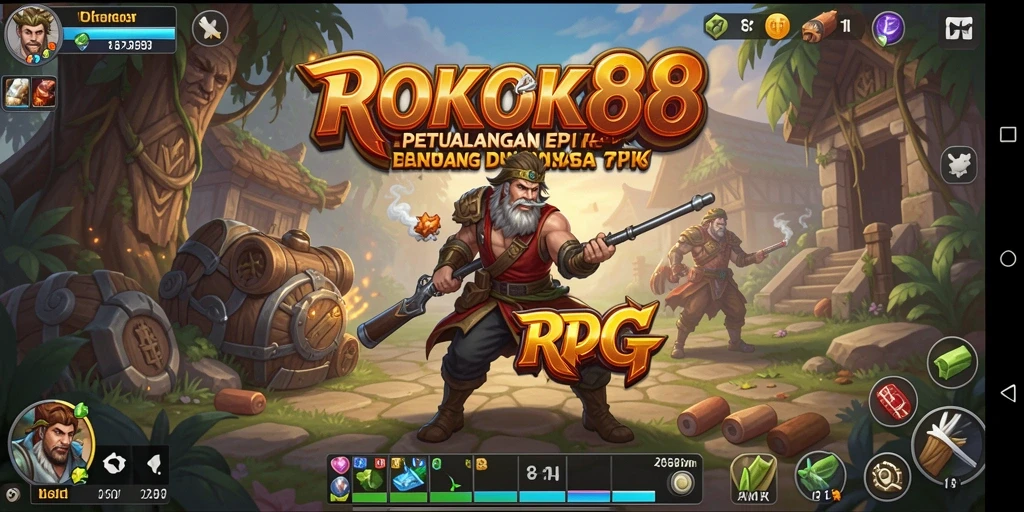 Tangkapan layar dari gameplay menarik di ROKOK88 yang penuh dengan aksi.