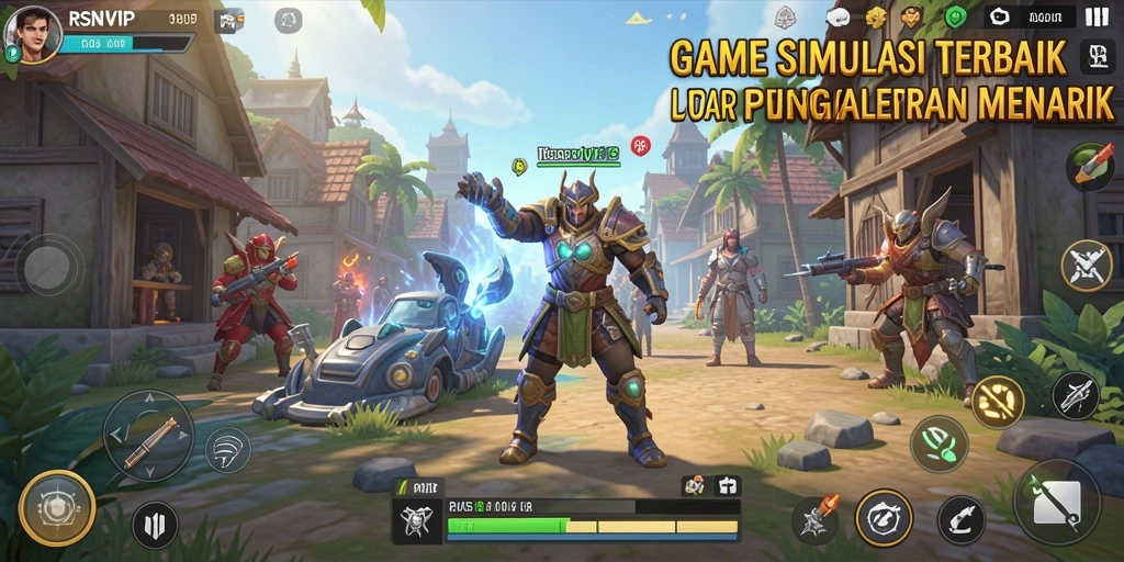 Screenshot gameplay RSNVIP dengan tampilan grafis menawan.