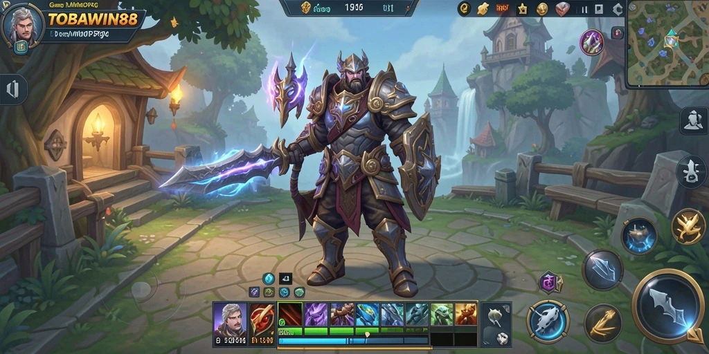 Screenshot gameplay TOBAWIN88 menampilkan petualangan seru dalam dunia MMORPG.
