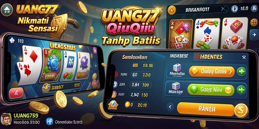 Tampilan gameplay menarik dari UANG77 yang penuh strategi QiuQiu.